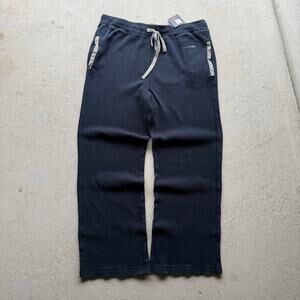 Y2K Womens Realtree Camo Black Thermal Sweatpants L